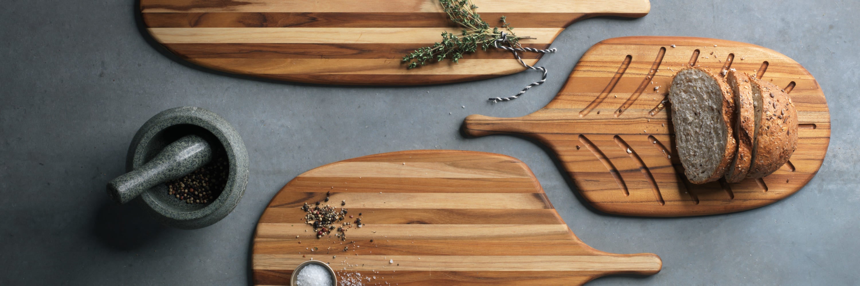 Canoe Collection - Paddle shape serving boards